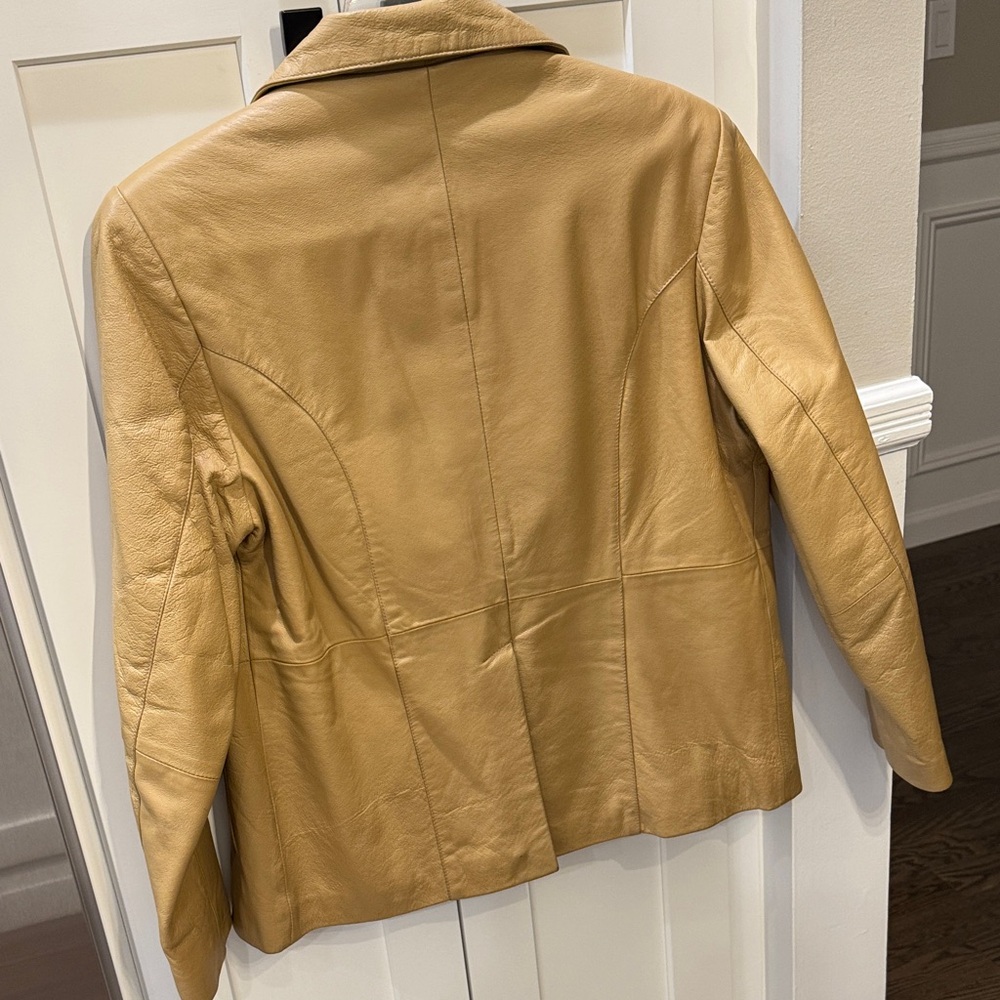 Tan Women's Jacket - Picture 6 of 9